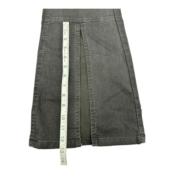 M. Officer BOOTCUT JEANS C3 BLACK SPLIT FRONT DENIM - Picture 11 of 13